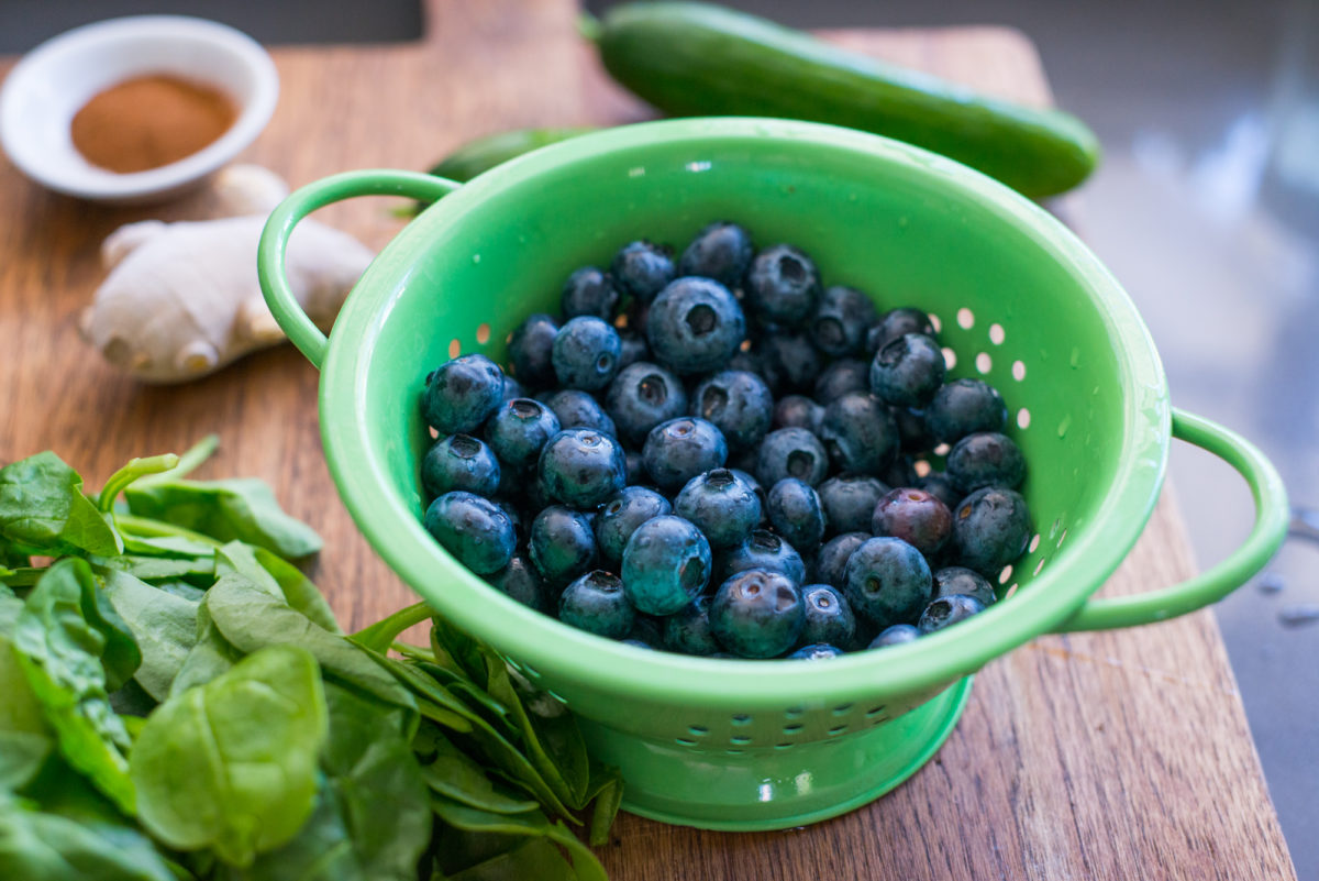 Blueberry Cucumber Smoothie | Garlic, My Soul