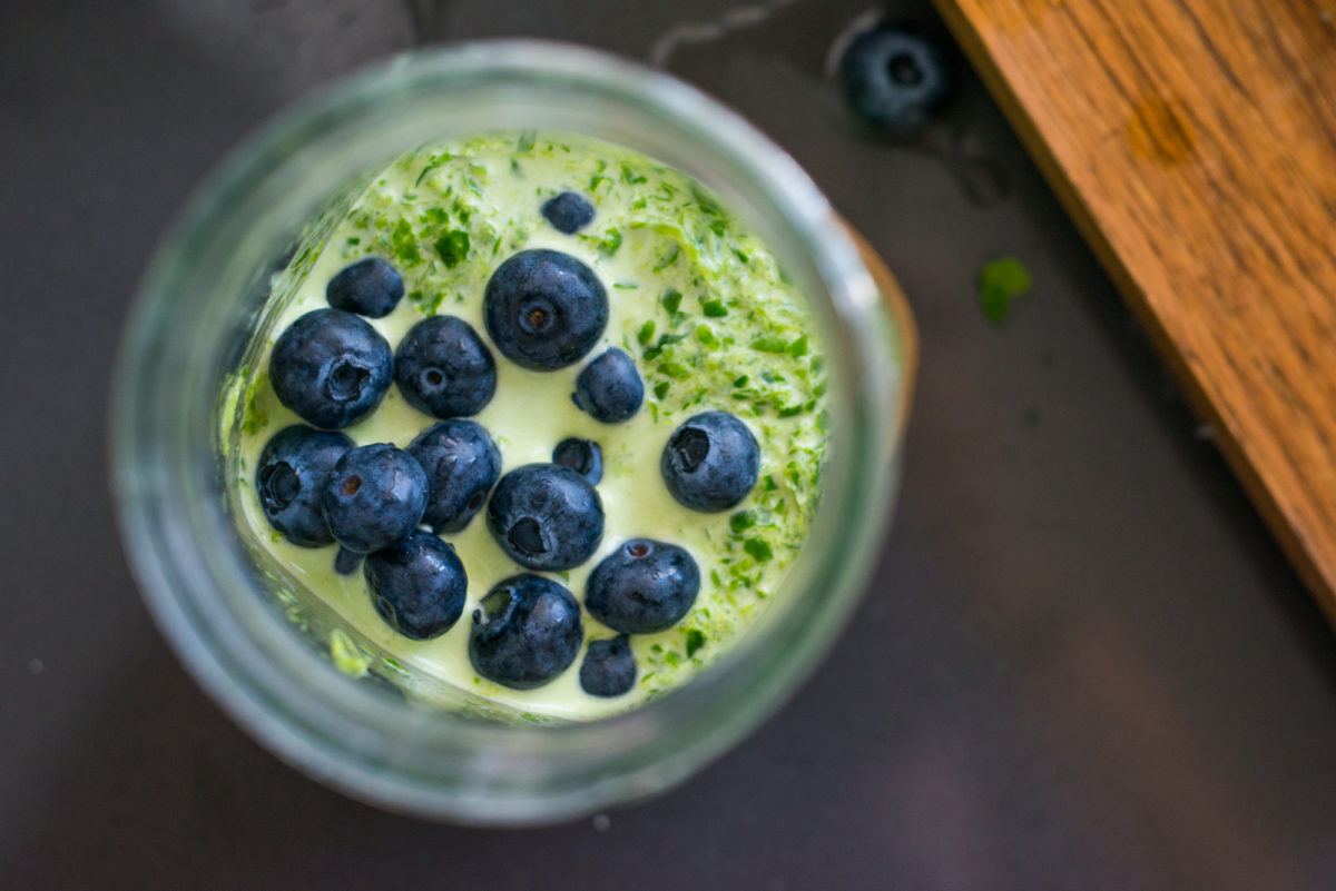 Blueberry Cucumber Smoothie | Garlic, My Soul