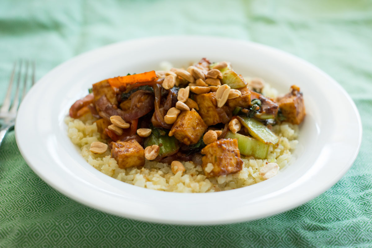 Tofu Stirfry with Peanut Sauce | Garlic, My Soul