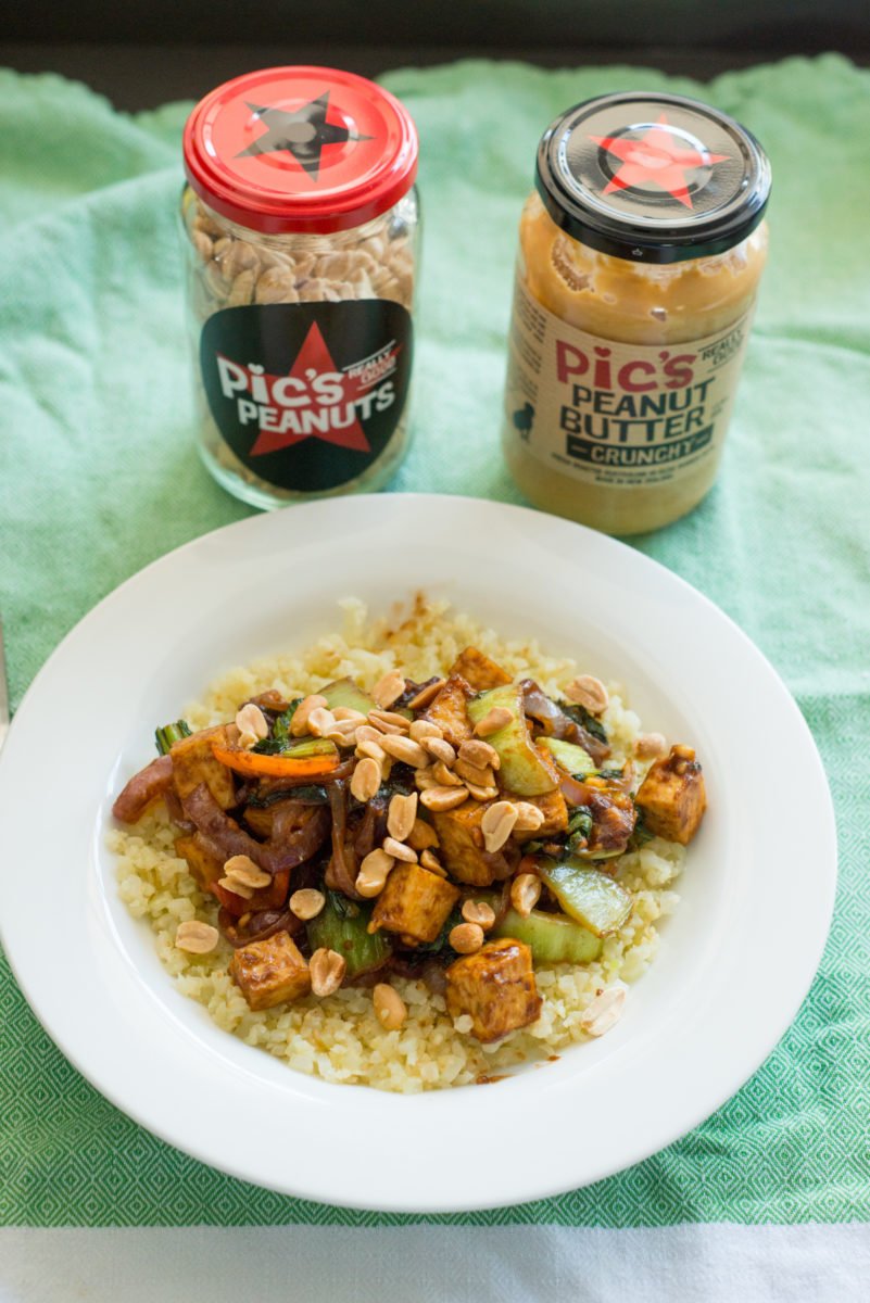 Tofu Stirfry with Peanut Sauce | Garlic, My Soul