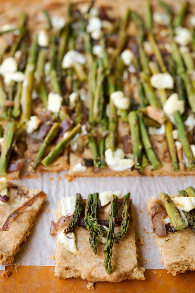 Garlic My Soul • Asparagus & Goat Cheese Tart