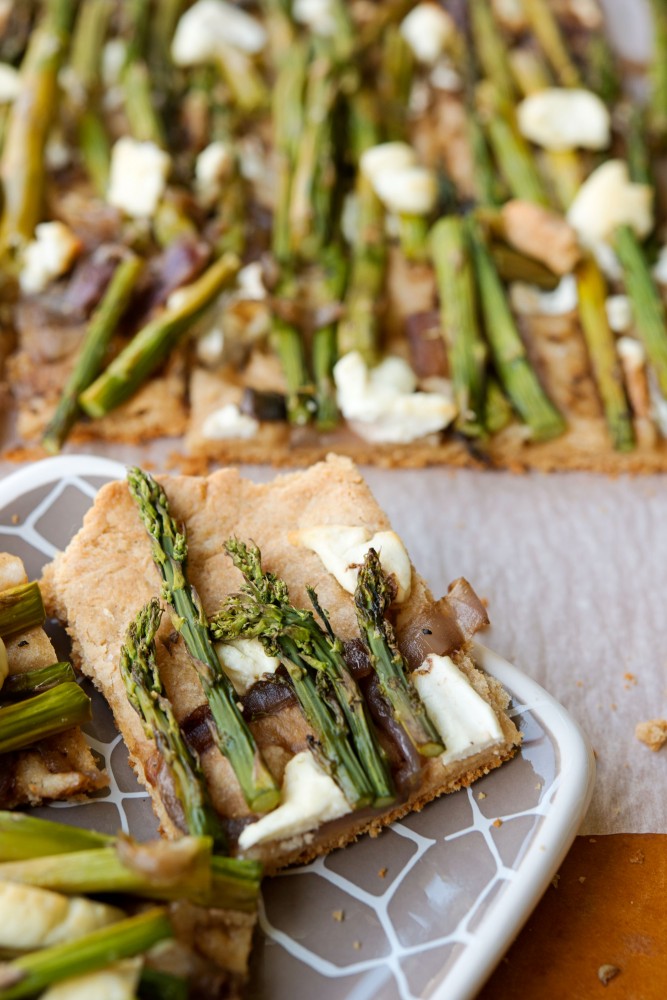 Garlic My Soul • Asparagus & Goat Cheese Tart