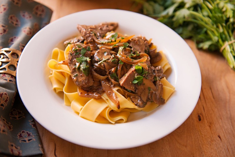 Garlic My Soul • Beef Stroganoff